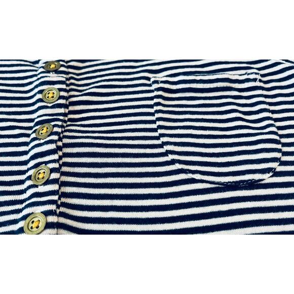 MAGELLAN SPORTSWEAR TANK TOP, WOMENS, M, NAVY BLUE/WHITE HORIZONTAL STRIPES - Picture 8 of 11